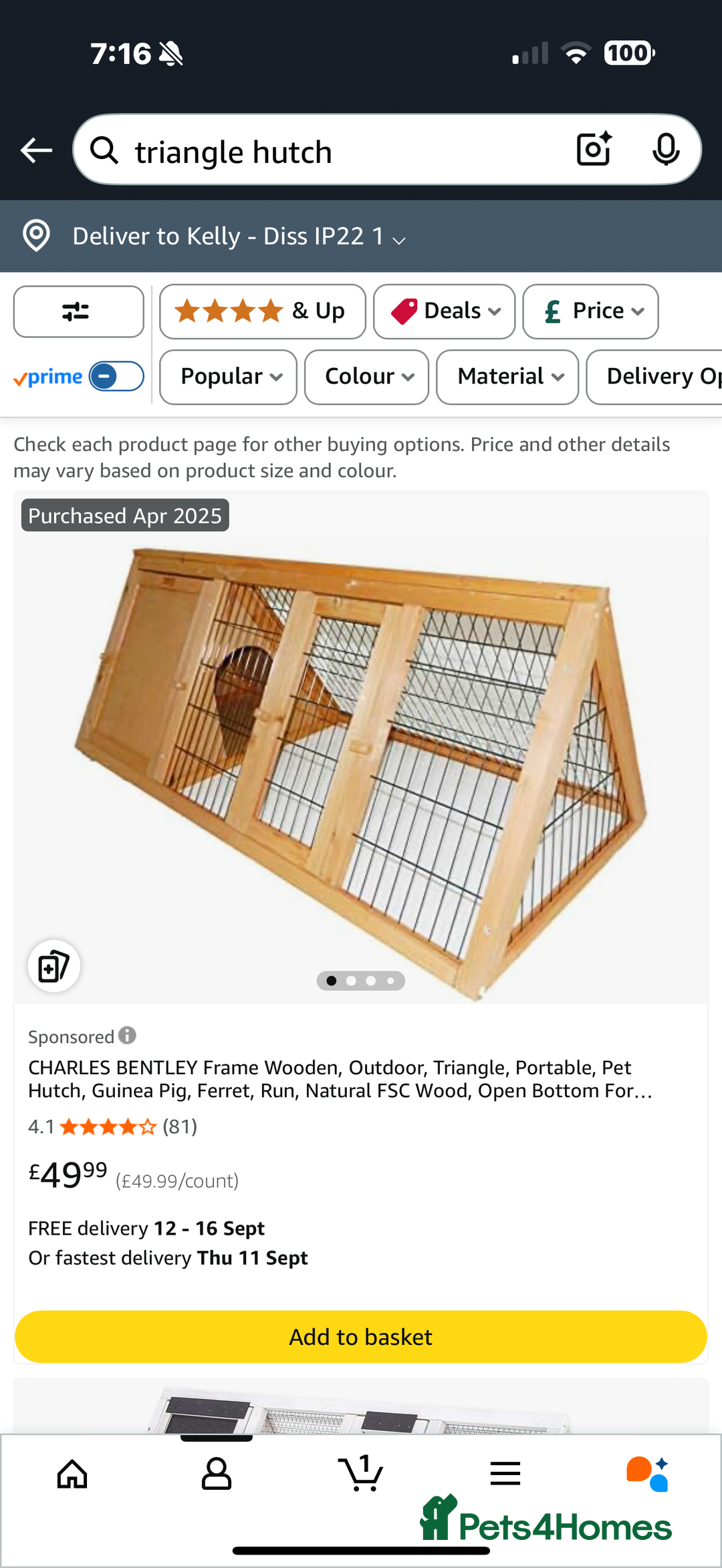 Tortoise reptiles for sale: Horsefield tortoise and hutch - Image 6