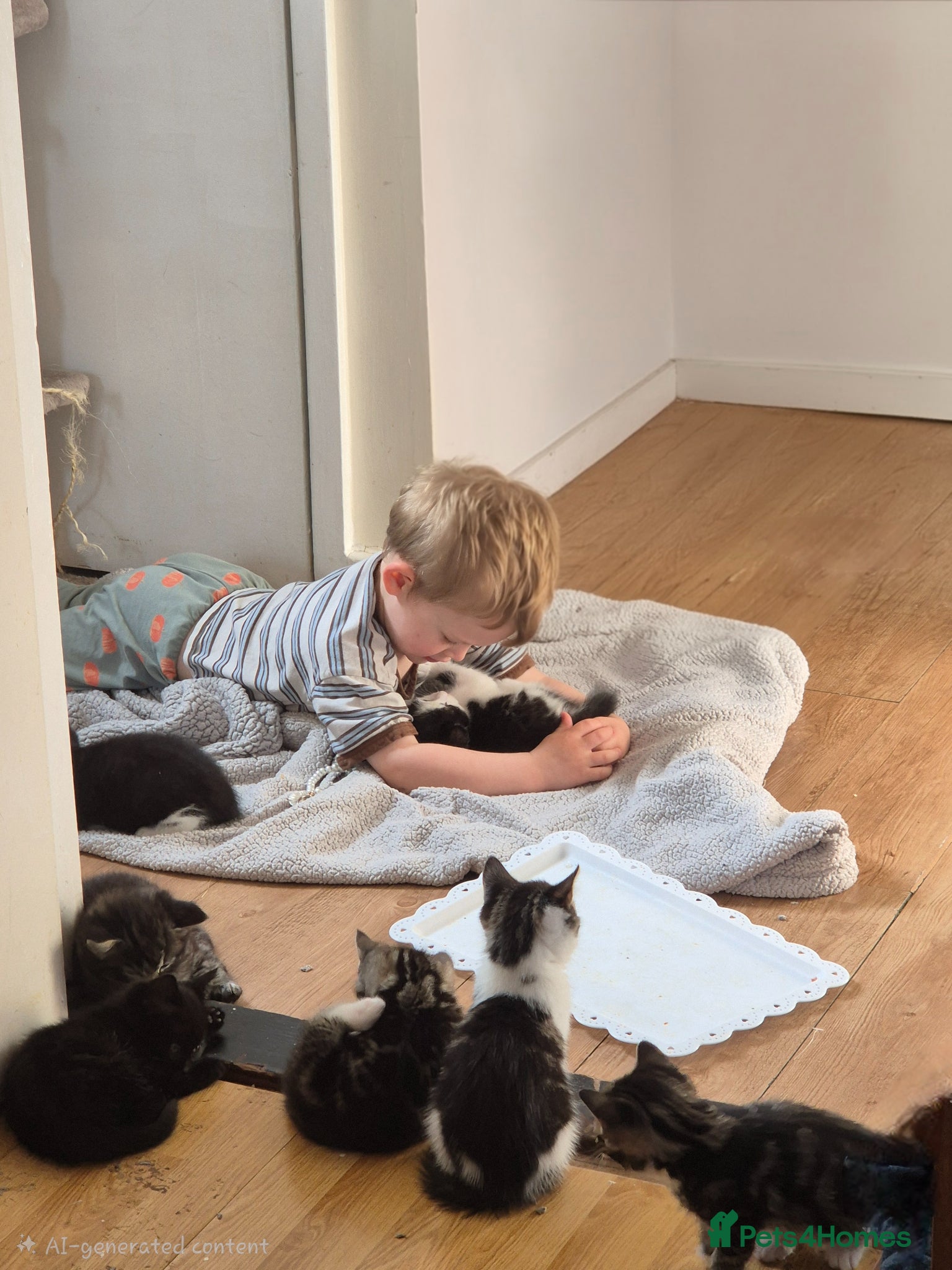 British Shorthair cats for sale: X2 mummys with kittens in London - Advert 17
