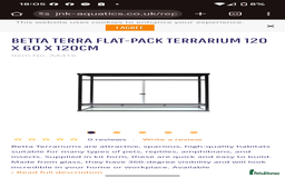 Chameleon reptiles for sale: Large betta terra terrarium with veiled chameleon  - Image 9