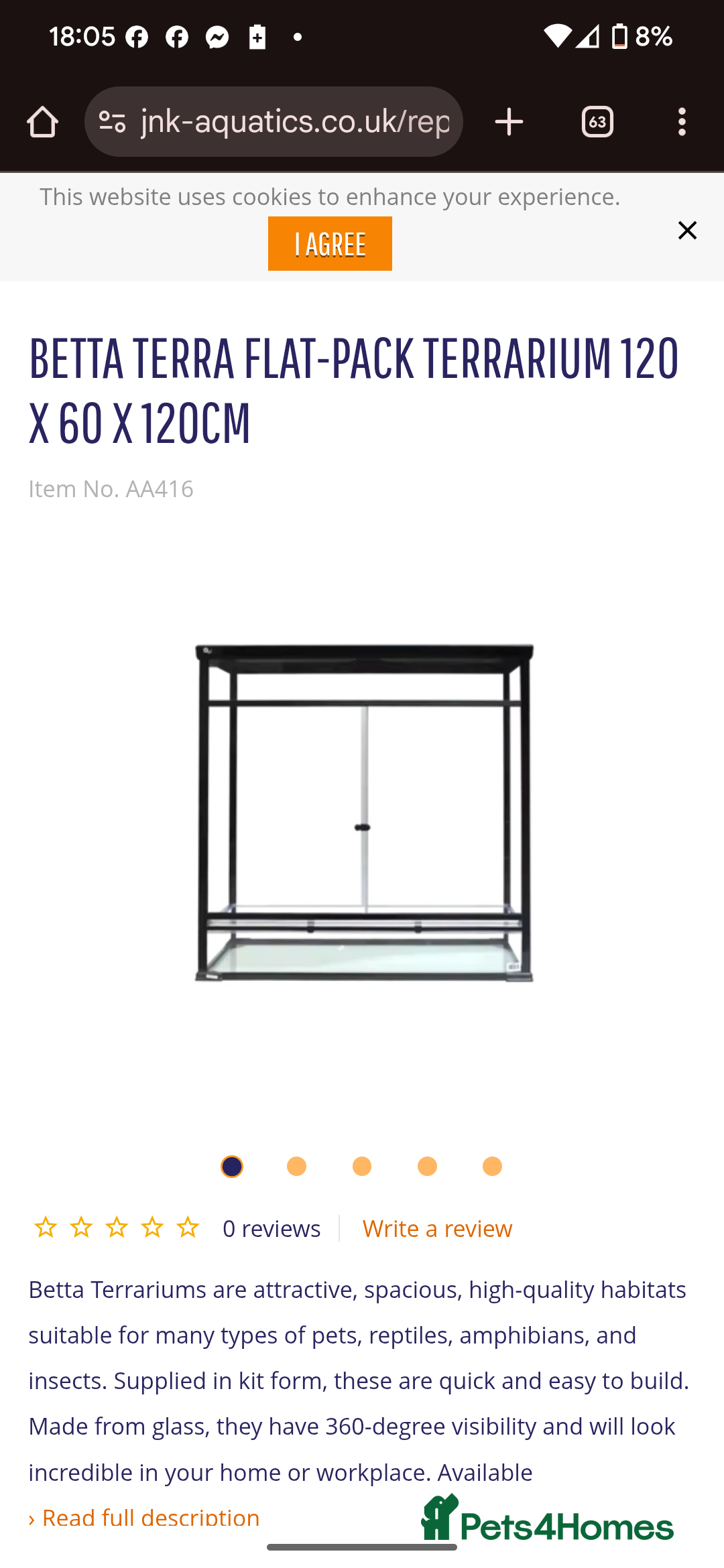 Chameleon reptiles for sale: Large betta terra terrarium with veiled chameleon  - Image 9