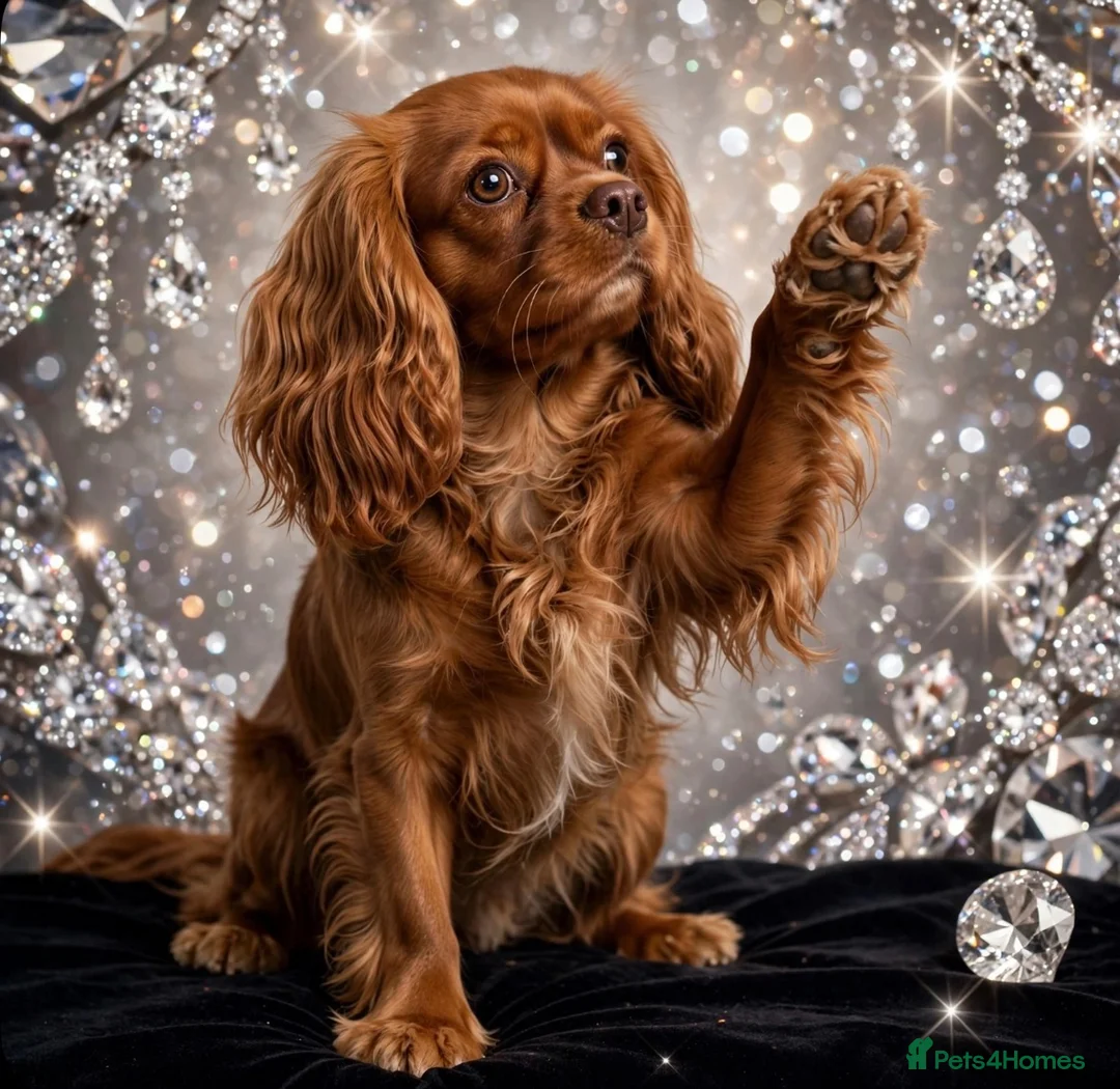 Cavalier King Charles Spaniel dogs for stud: RUBY RED *CHOCOLATE CARRIER STUD* - Advert 2
