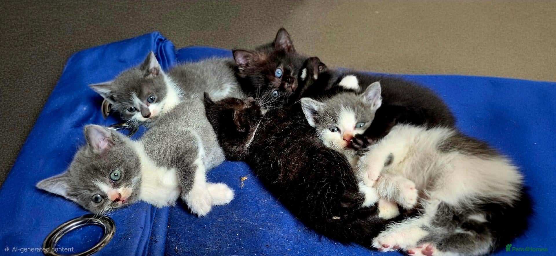 Mixed Breed cats 5 mixed bread kittens. All 5 boys. - Advert 1