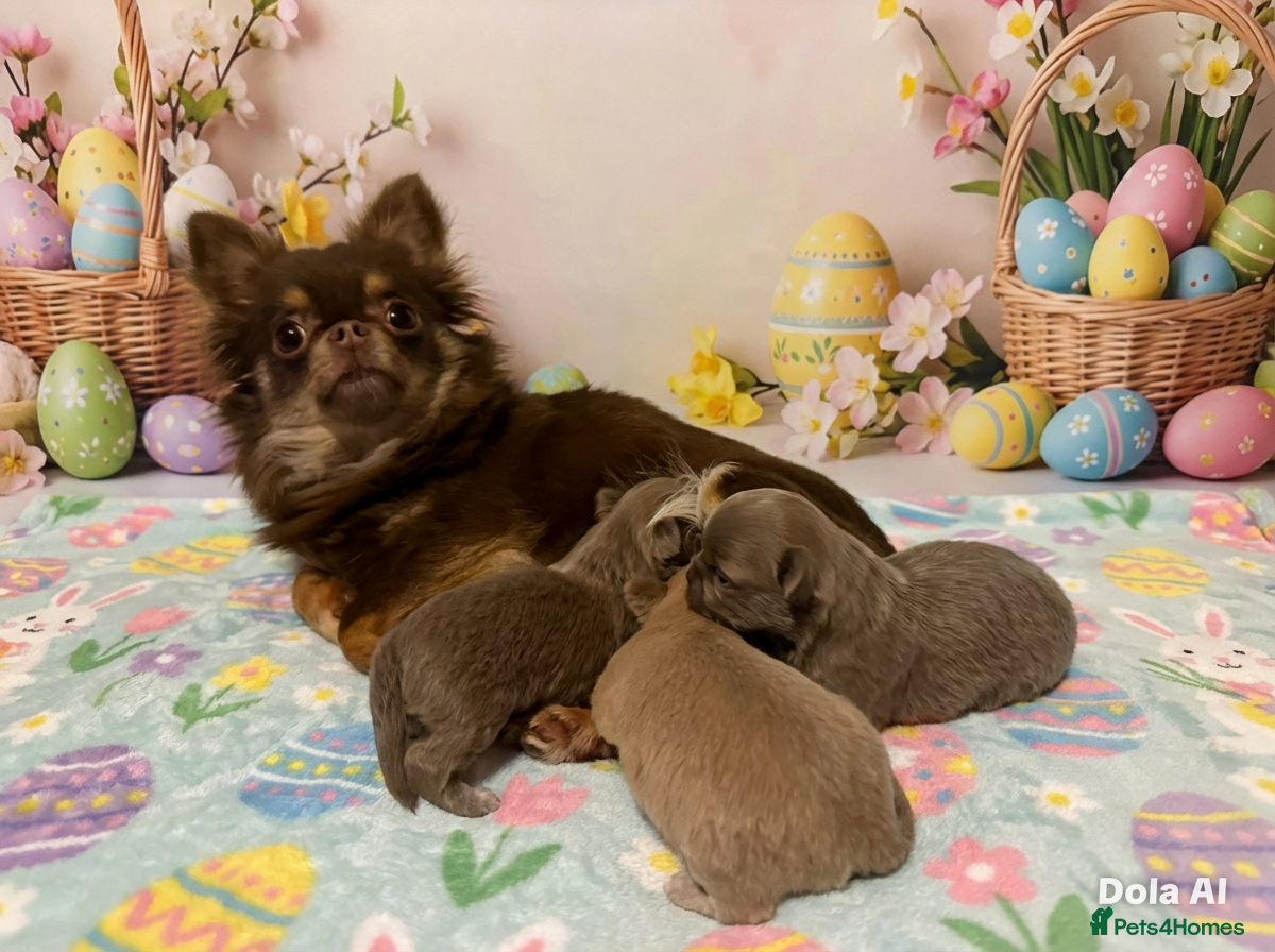 Chihuahua dogs Incredible 0% COI Longhair chihuahua puppies - Advert 1