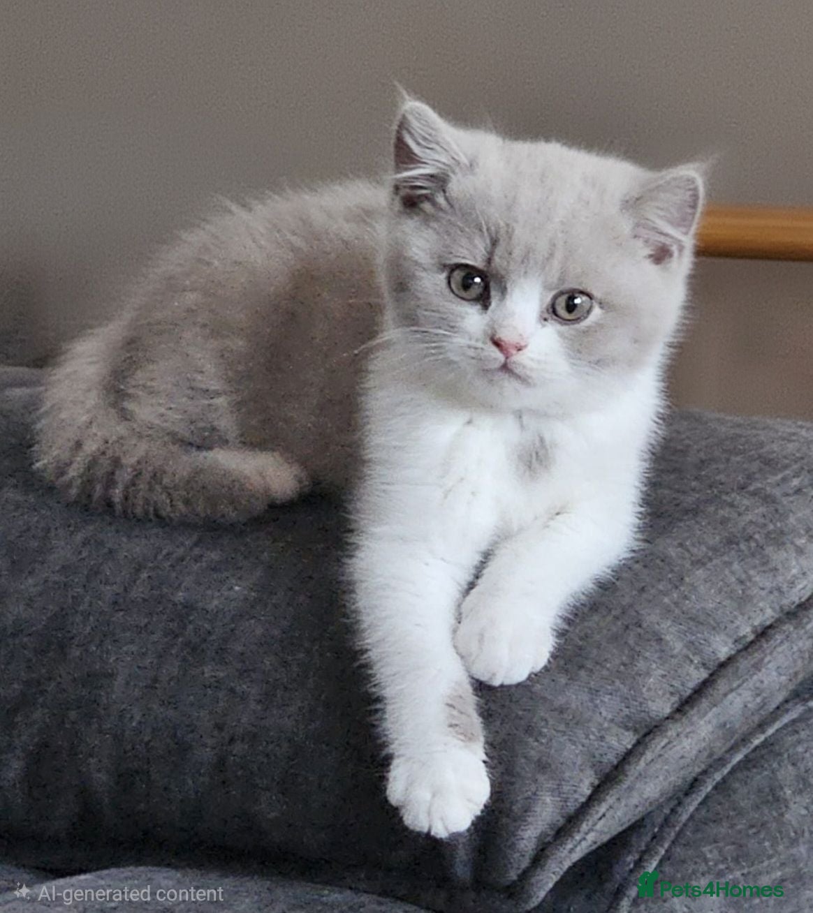 British Shorthair cats Full Pedigree Lilac/White British S/H Boy TICA Reg - Advert 1