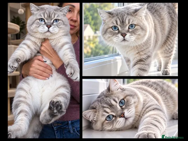 British Shorthair cats 🌊Proven STUD 🟦BSH Colourpoint King TICA/GCCF - Advert 15