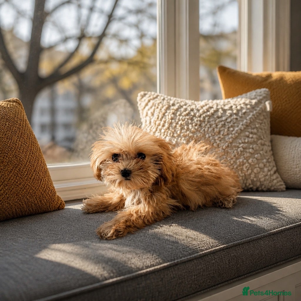Maltipoo dogs Red Korean maltipoos 3x males tiny  - Advert 2