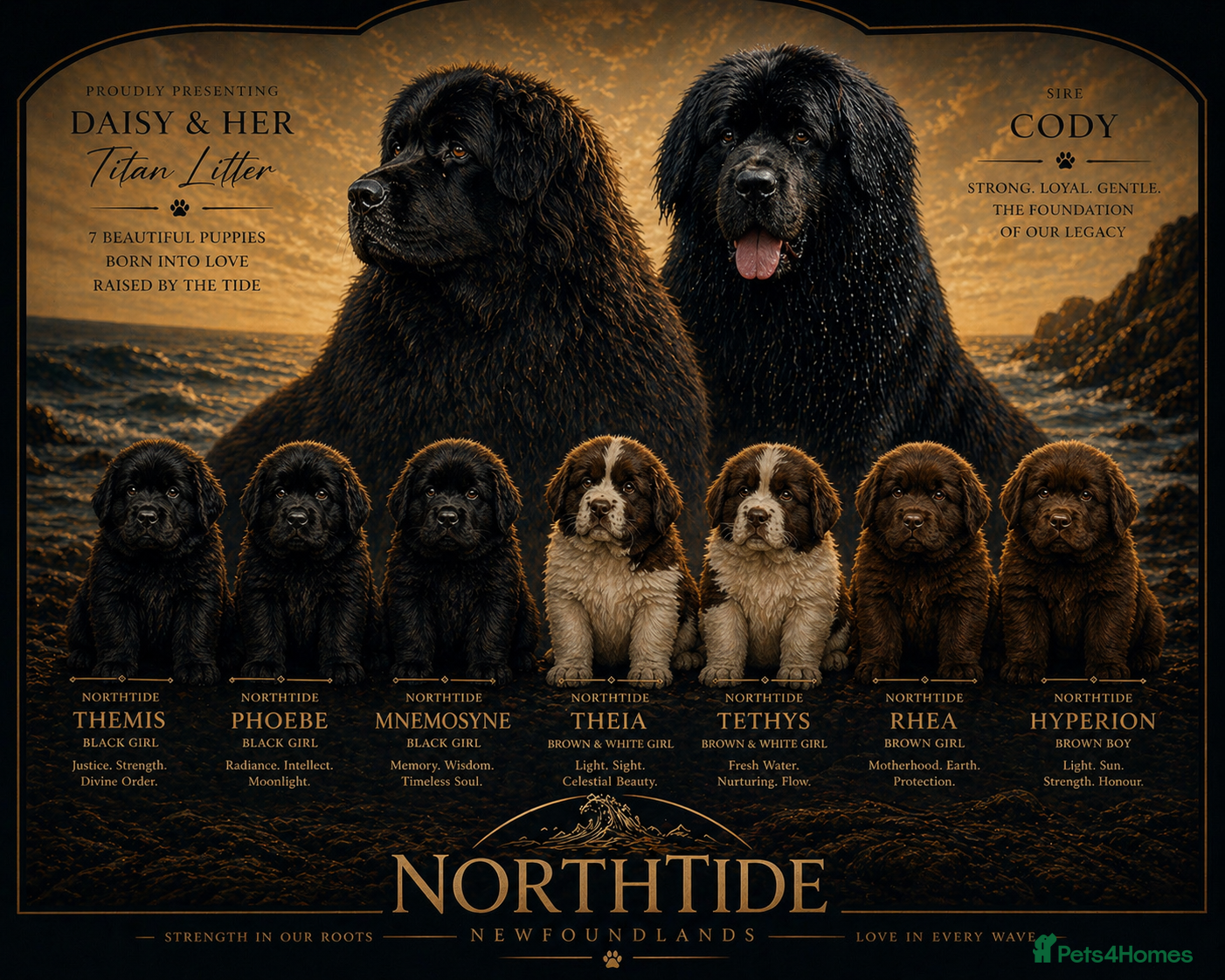Newfoundland dogs Newfoundland pups - champion line  - Advert 1