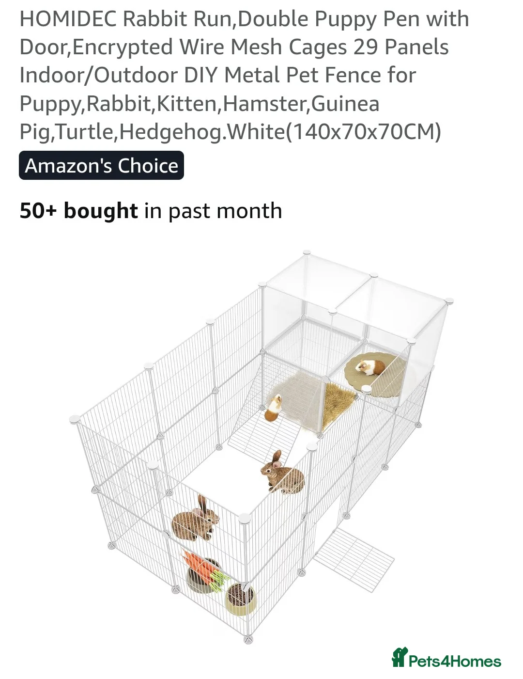 Guinea Pig rodents for sale: Two baby sows with cage & accessories  - Advert 3