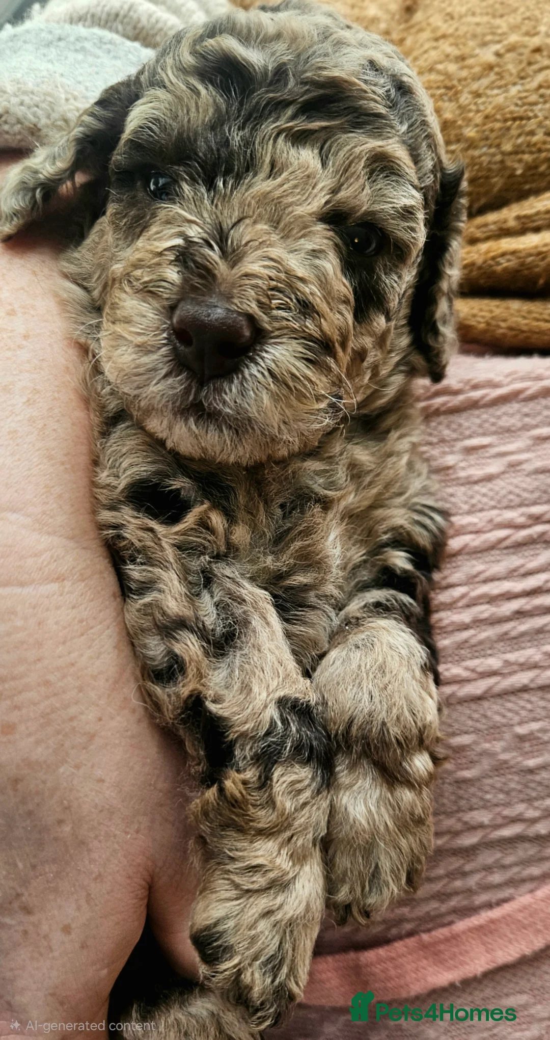 Cockapoo dogs for sale: Chocolate Merle Boy - Advert 12
