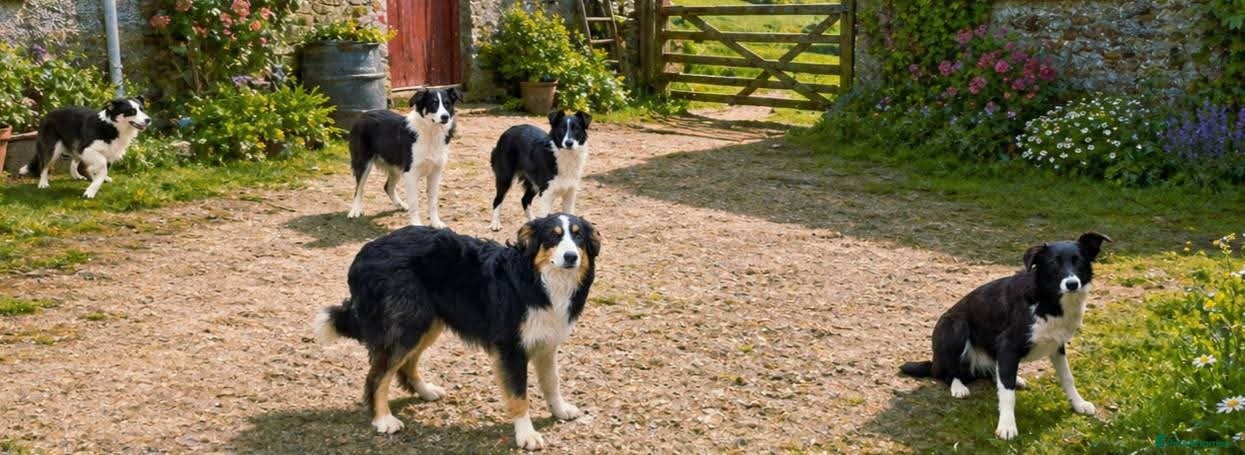 Border Collie dogs Beautiful 7 month old collie pups  - Advert 2