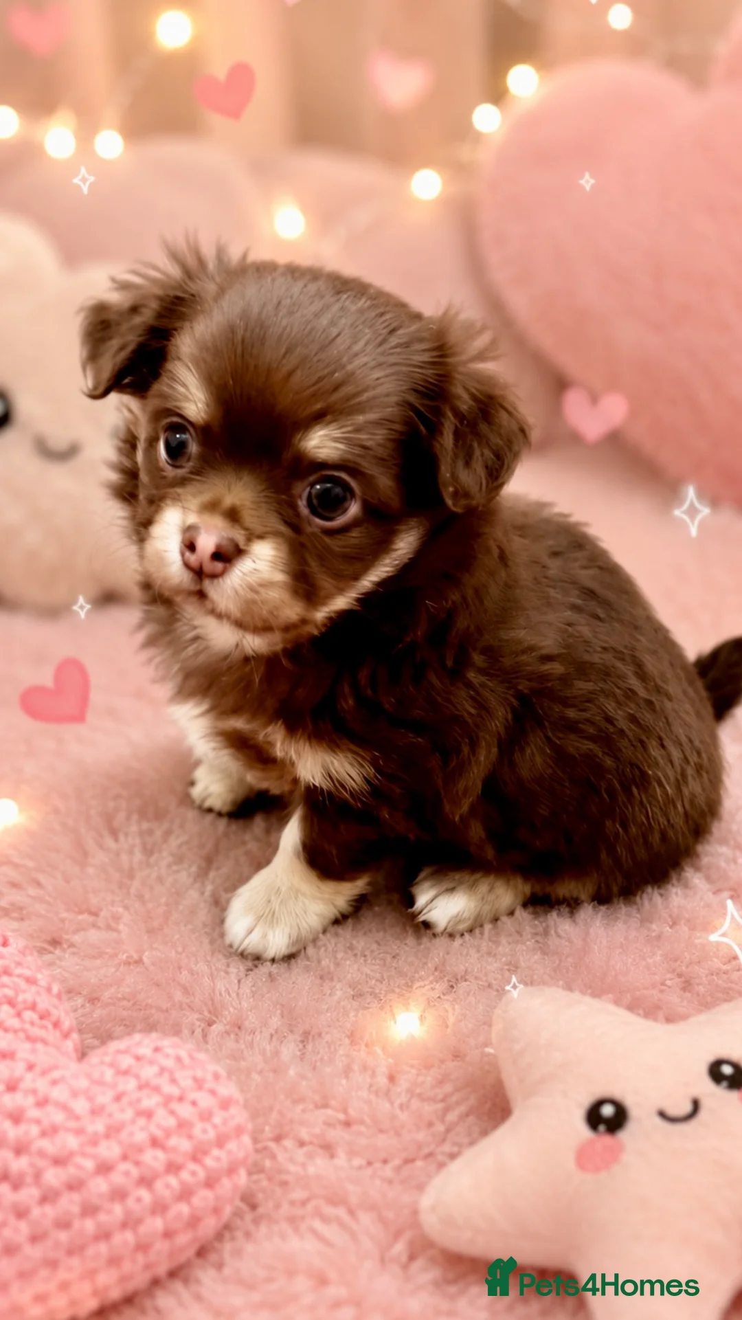 Chihuahua dogs for sale: 🤎💙 Exotic choco and tan LC KC chi boy 🤎💙 - Advert 2