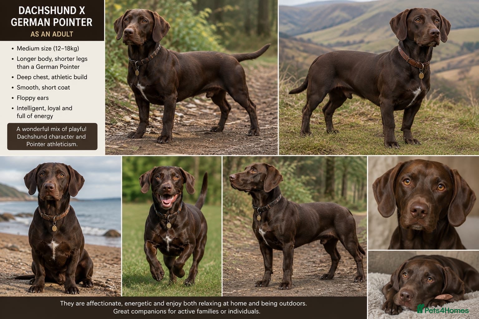 Mixed Breed dogs German pointer cross dashchund - Advert 2