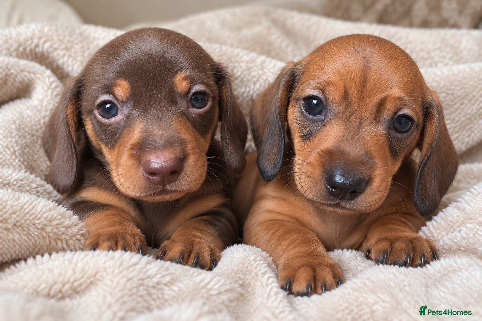 Miniature Dachshund dogs 🤍Exceptional PRA clear KC miniature Daschunds  - Advert 1