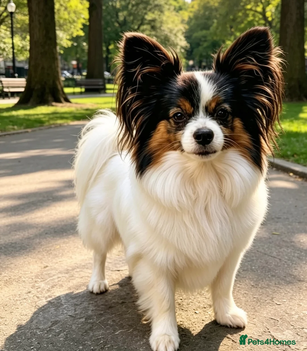 Papillon dogs for stud: Pedigree Papillon Stud Dog Available - Advert 1