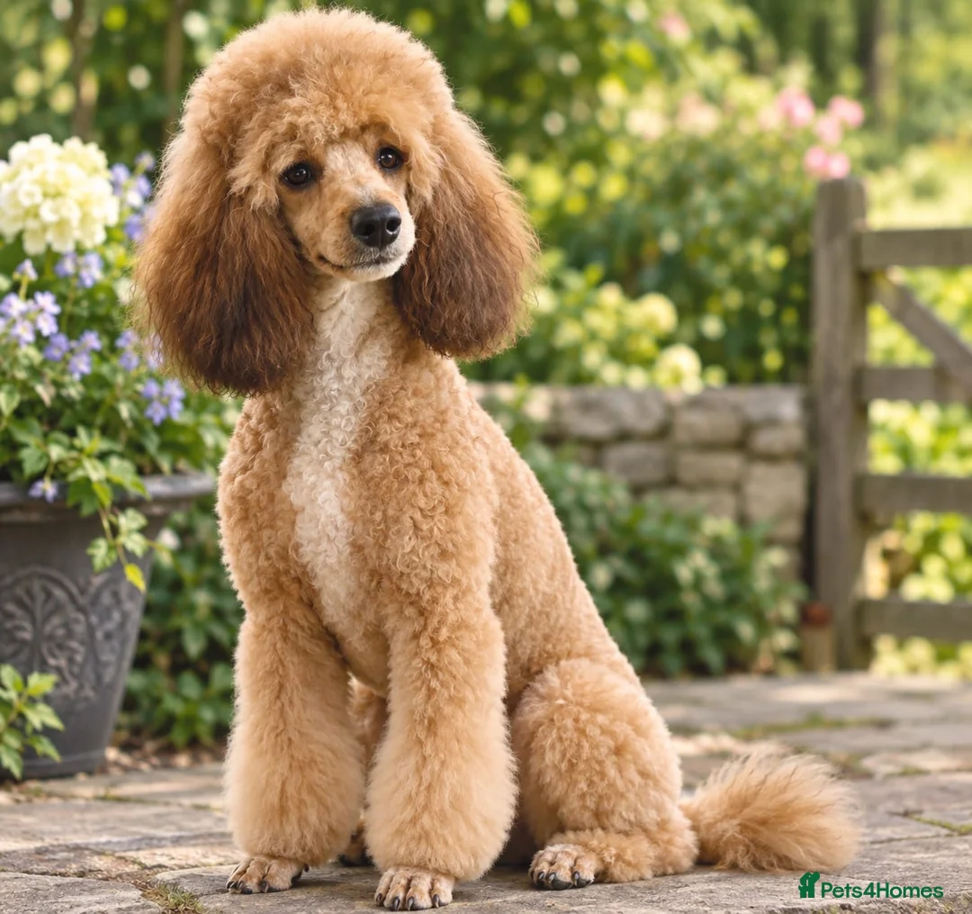 Toy Poodle dogs for stud: Stunning Sable Phantom Parti Toy Stud, DNA Tested - Advert 1
