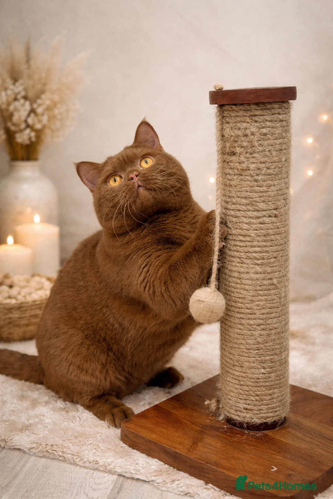 British Shorthair cats for stud: Health tested Cinnamon stud GCCF & TICA - Advert 1