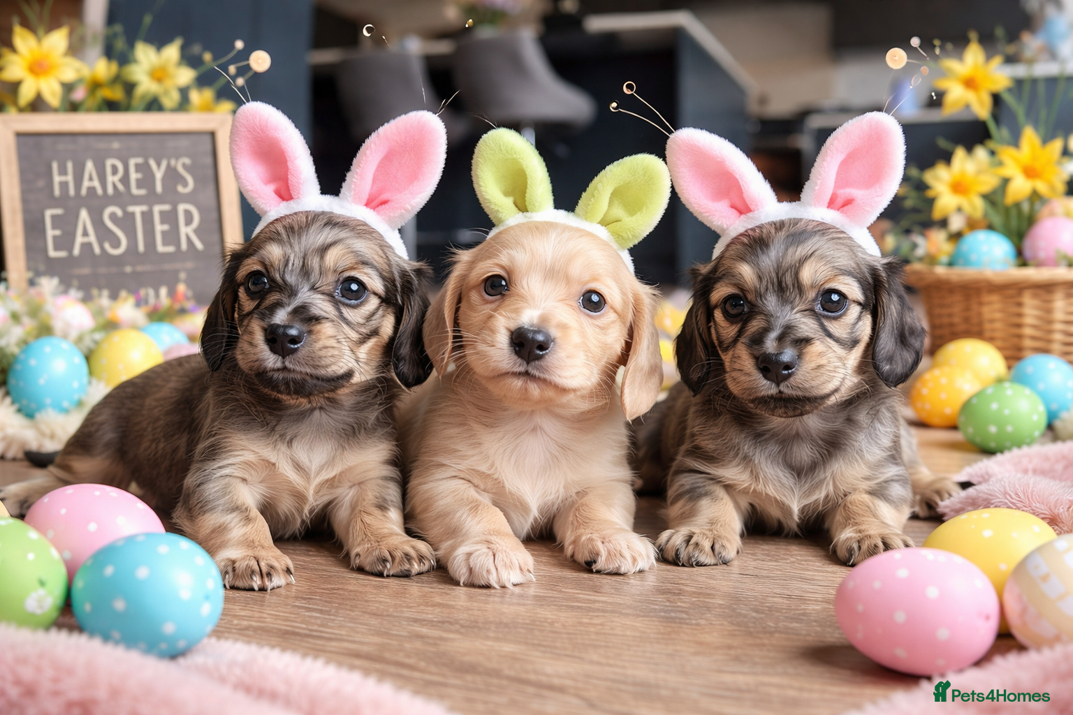 Miniature Dachshund dogs Cream & Shaded Cream KC Mini Dachshunds  - Advert 1