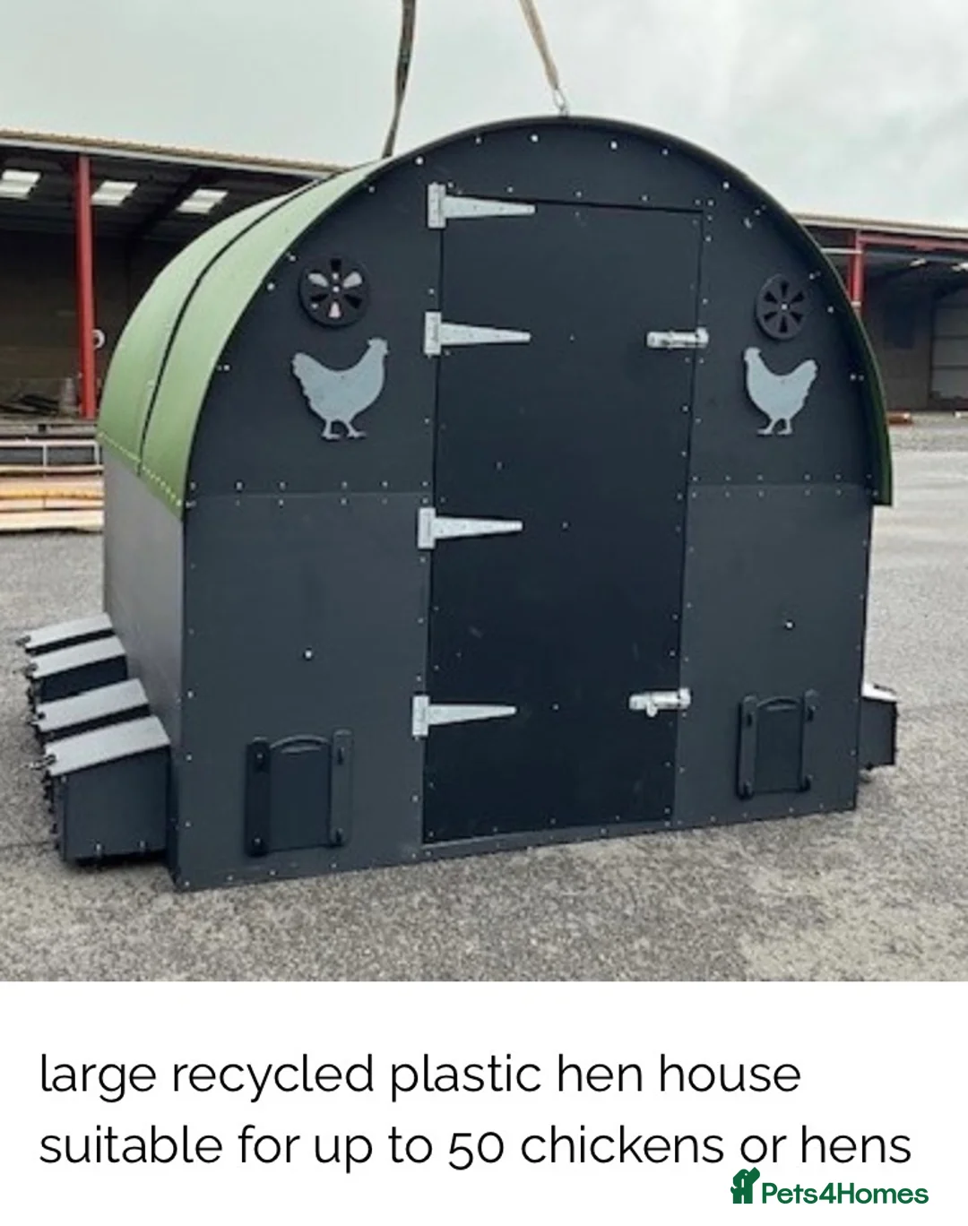 Mixed Breed poultry for sale: Large Hen House - Recycled - 50 Birds - Advert 3