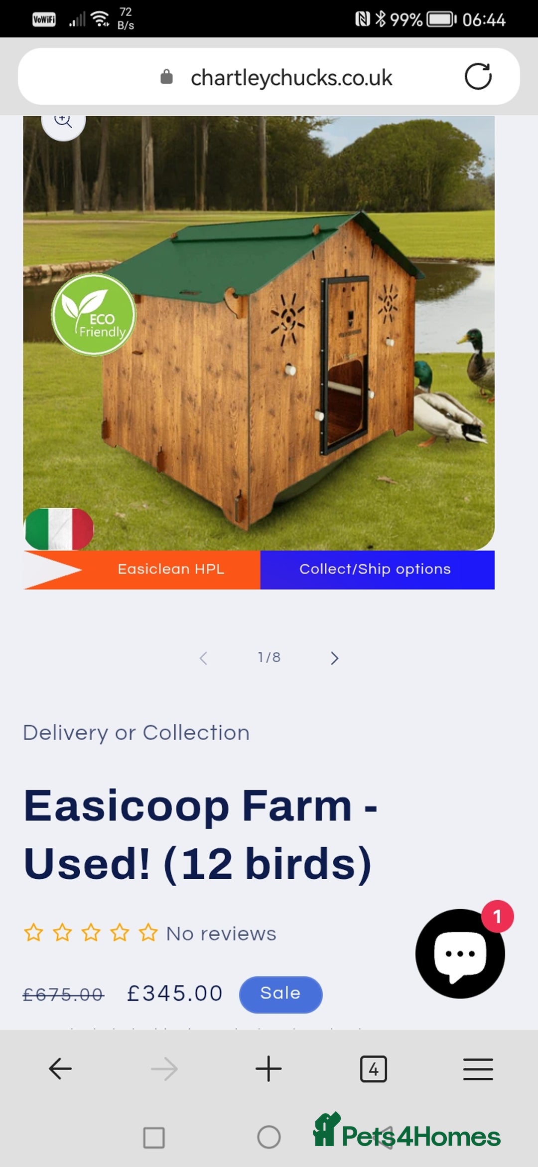 Chickens poultry for sale: used chicken coop - Image 1