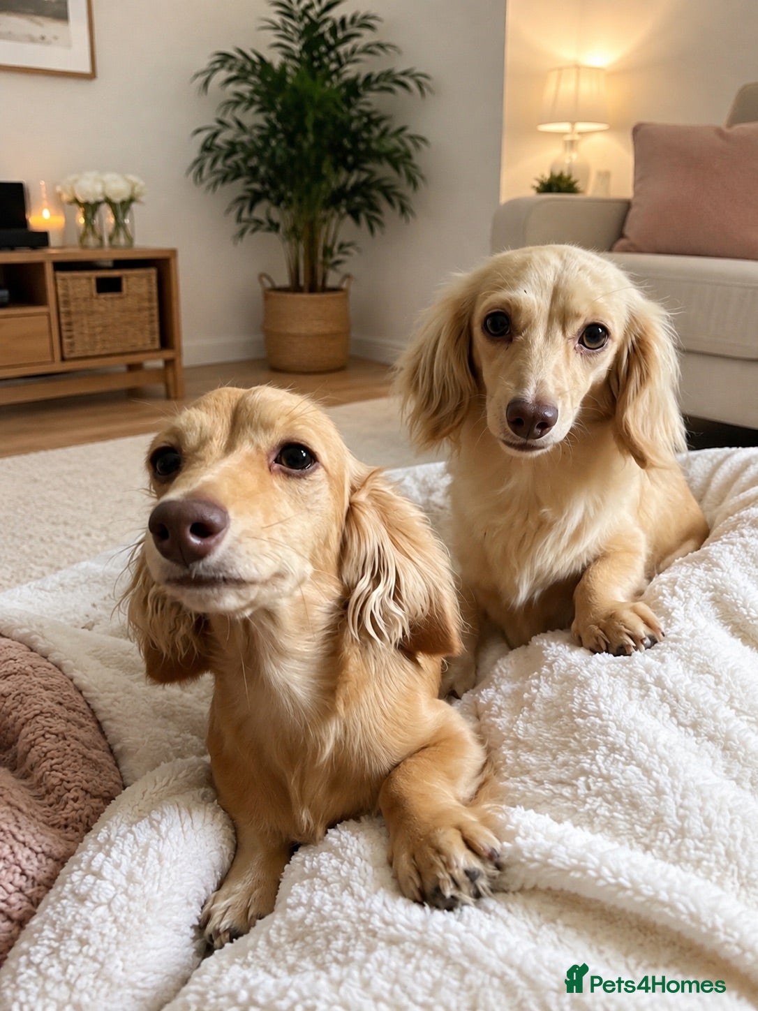 Miniature Dachshund dogs Miniature long haired blonde cream shaded girl  - Advert 5