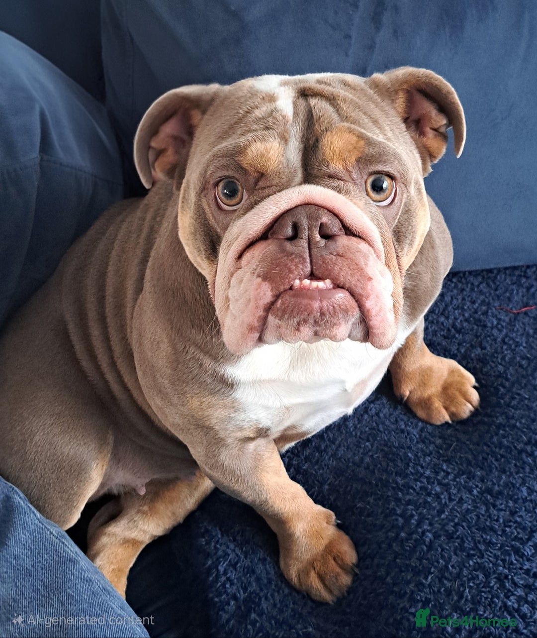 English Bulldog dogs for sale: Lilac/tan/ white English Bulldogs. 5 males. - Advert 22