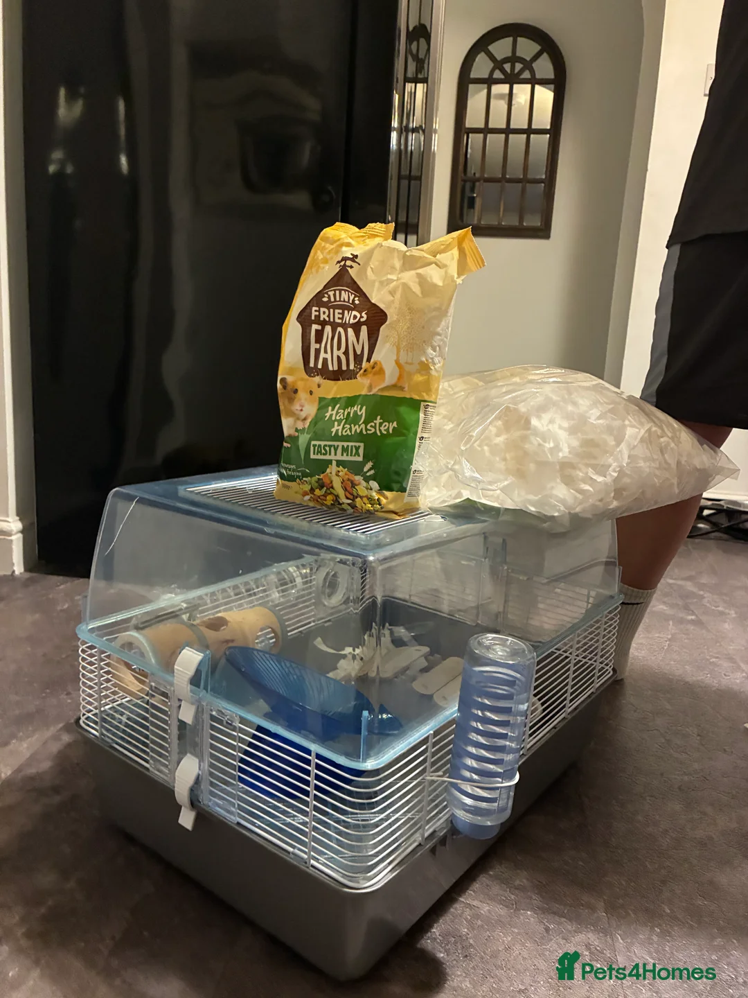 Hamster rodents for sale: Hamster CAGE (includes,food,water bottle etc  - Advert 2