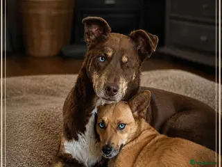 Mixed Breed dogs 💙KAI & ❤️GERDA- Bonded And Simply Perfect - Advert 1