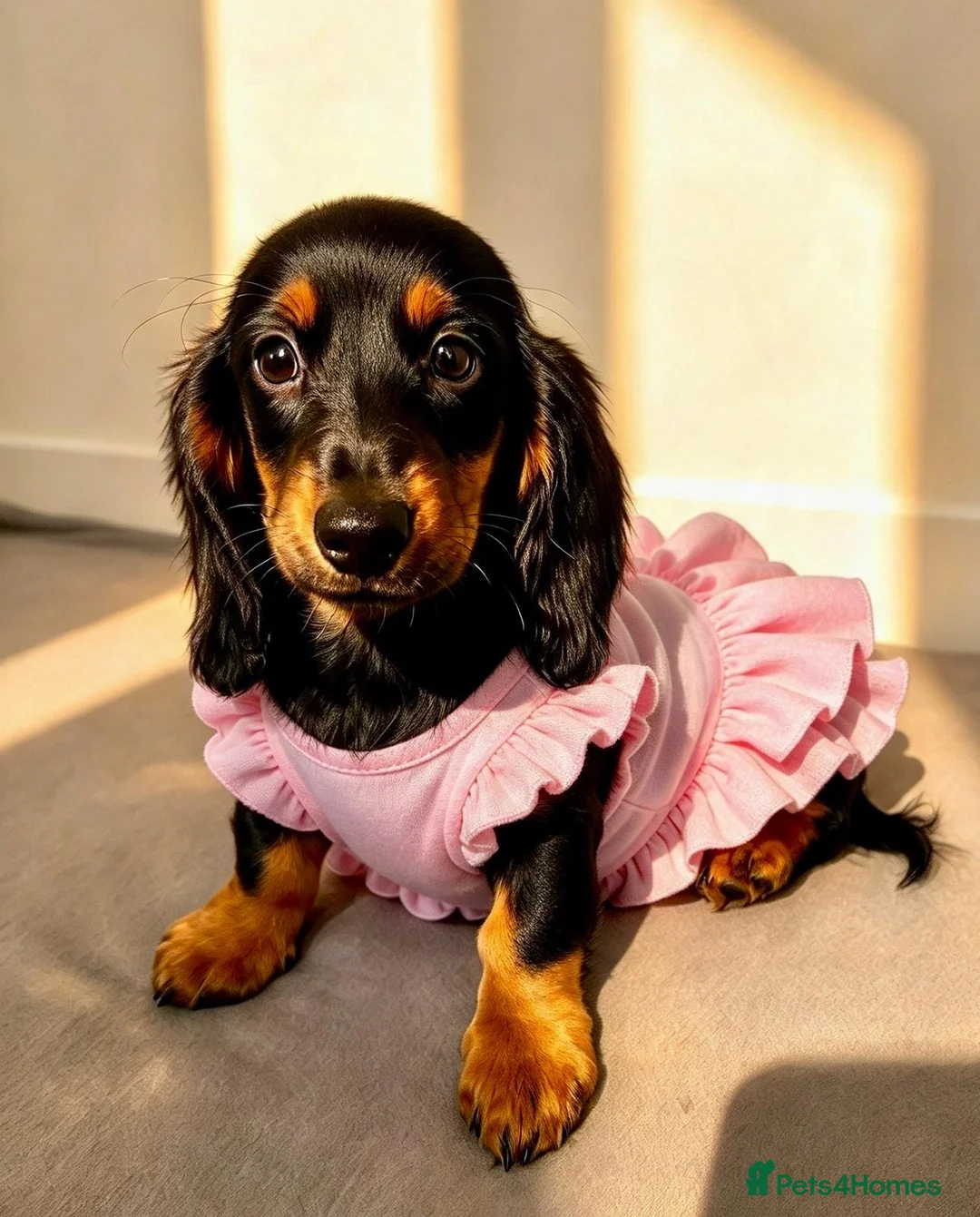 Miniature Dachshund dogs for sale: Long haired Dachshund puppies ready! - Advert 2