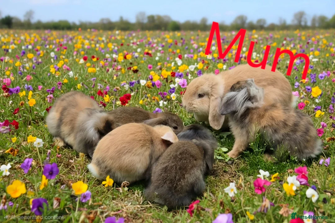 Mini Lop rabbits for sale: Adorable baby mini lop/ lion lop rabbits for sale - Advert 1
