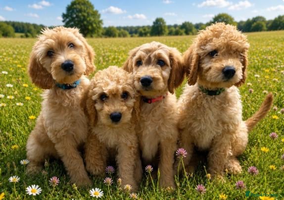 Labradoodle dogs READY NOW! Apricot & Cream Labradoodle Puppies  - Advert 1