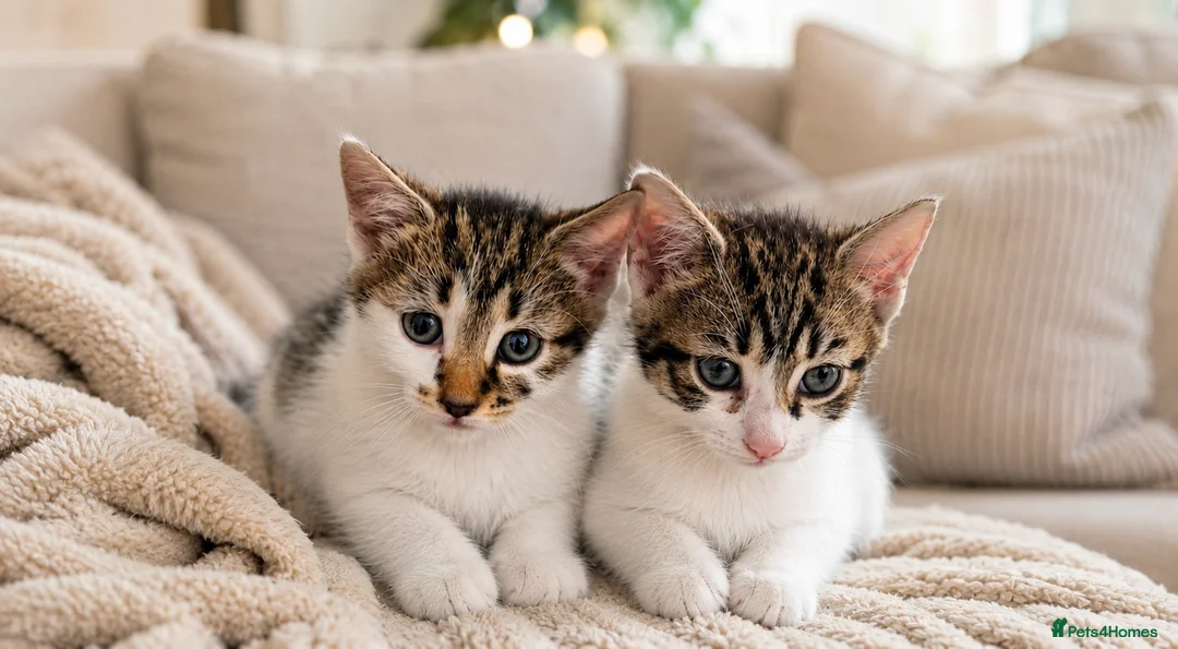 Mixed Breed cats for sale: Cute Tabby Kittens – £60 Each or £100 the Pair - Advert 1