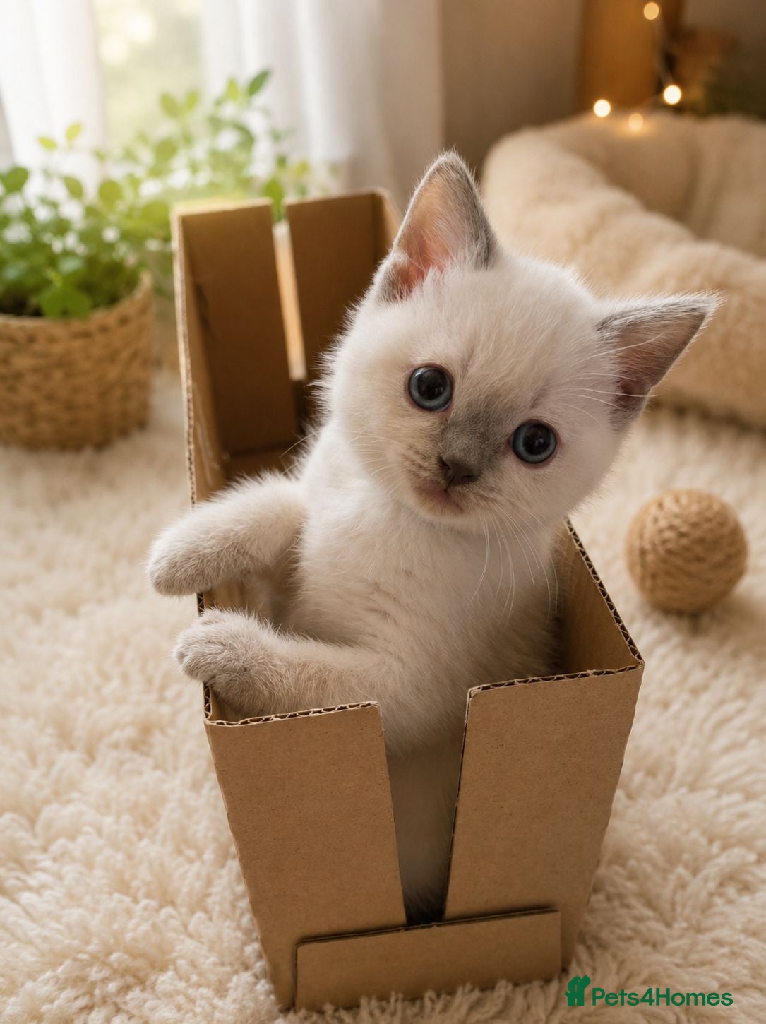 British Shorthair cats Only One Stunning Blue Eyed BSH Male Available  - Advert 1