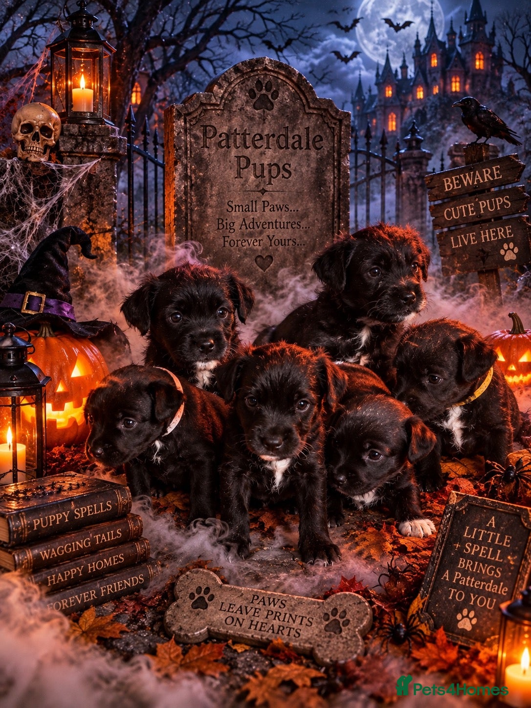 Patterdale Terrier dogs Stunning spooktacular Patterdale puppies  - Advert 1