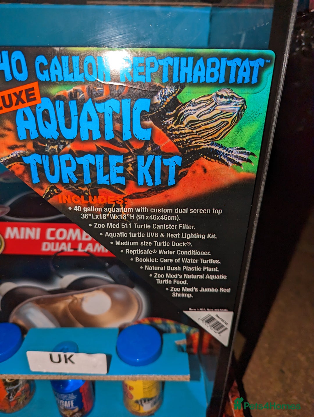 Turtle reptiles for sale: 2 Musk Turtles and 40 gallon tank set up - Image 18