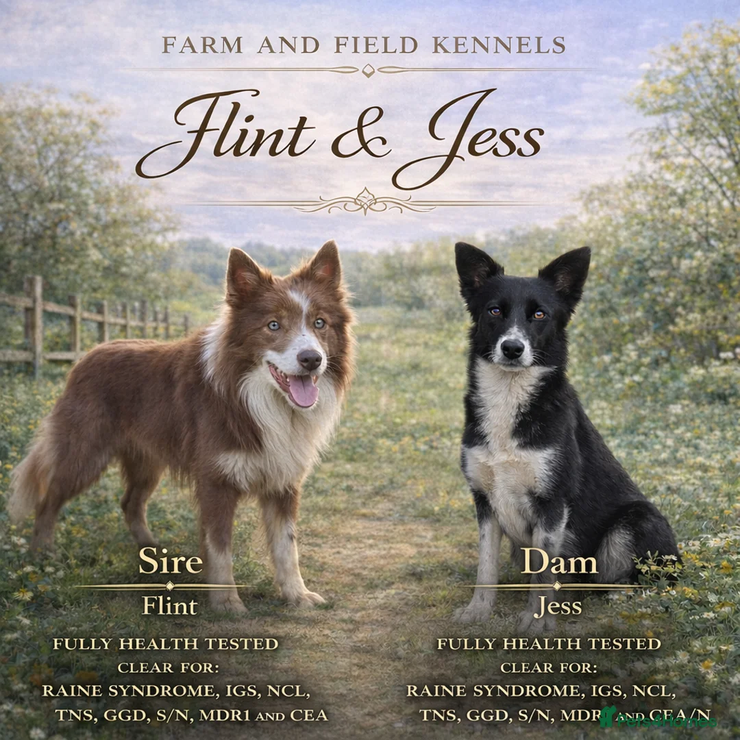 Border Collie dogs for sale: Gorgeous Lilac and white collie pups  - Advert 2