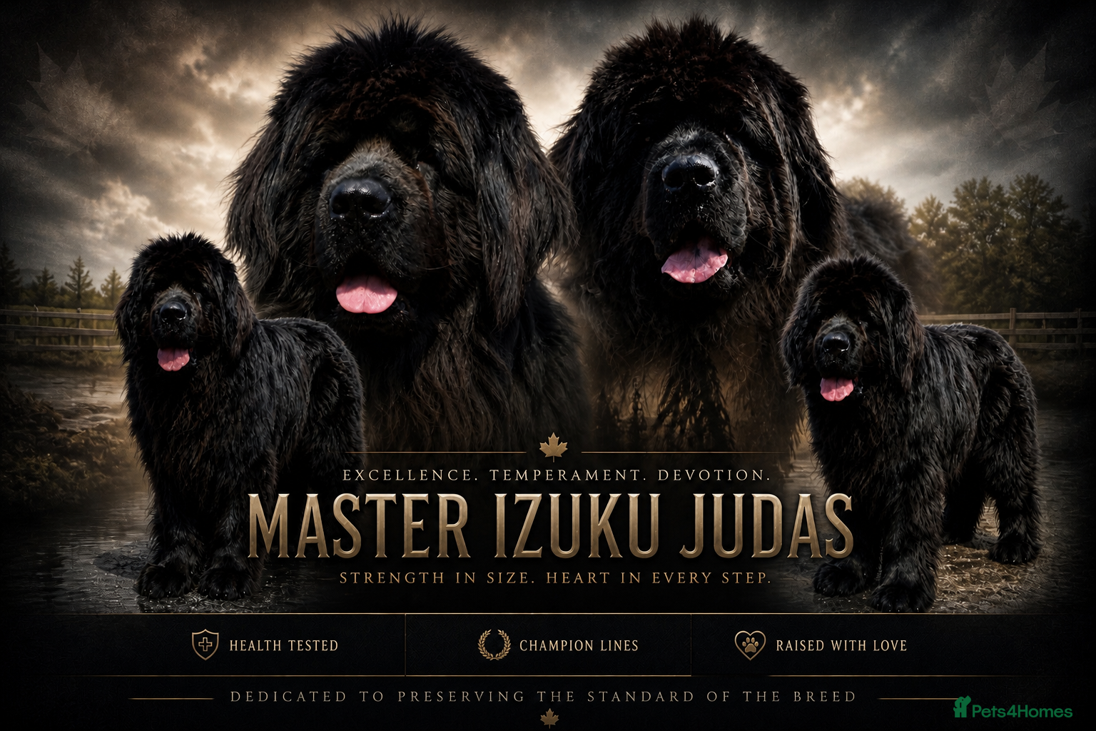 Newfoundland dogs Newfoundland stud - Advert 1