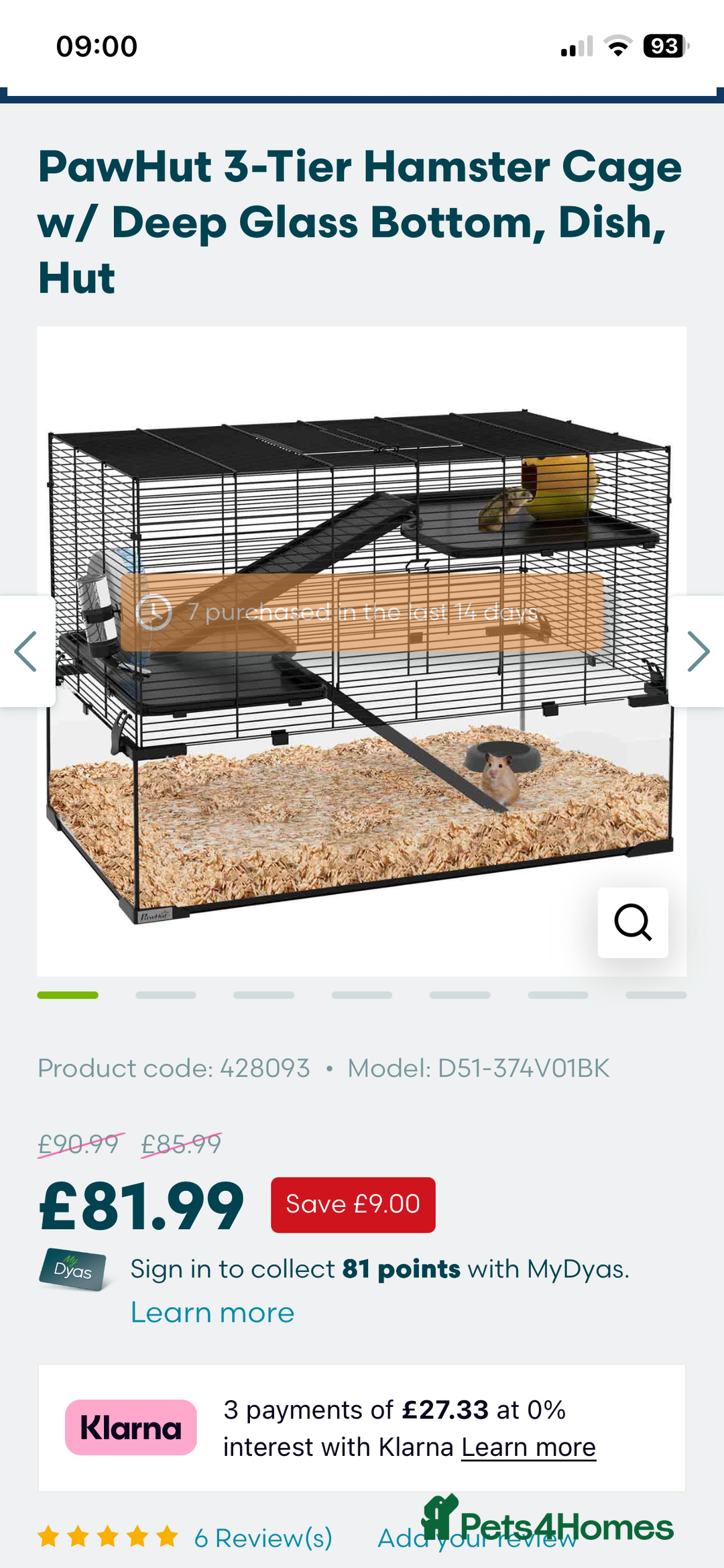 Hamster rodents for sale: Beautiful gentle Female Syrian Hamster with cage  - Advert 3