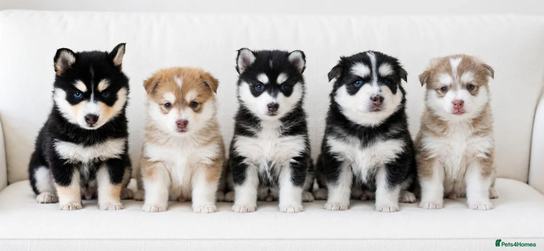 Pomsky dogs for sale: STUNNING POMSKY PUPPIES  - Advert 1