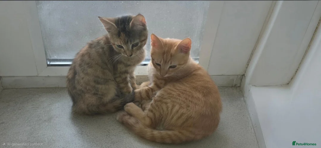Mixed Breed cats for sale: 2 beautiful kittens ready for their forever homes. - Advert 1