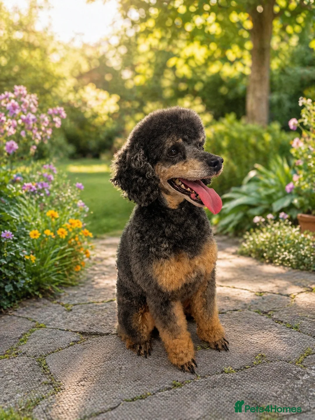 Toy Poodle dogs for stud: Black phantom Toy Poodle for Stud! - Advert 1