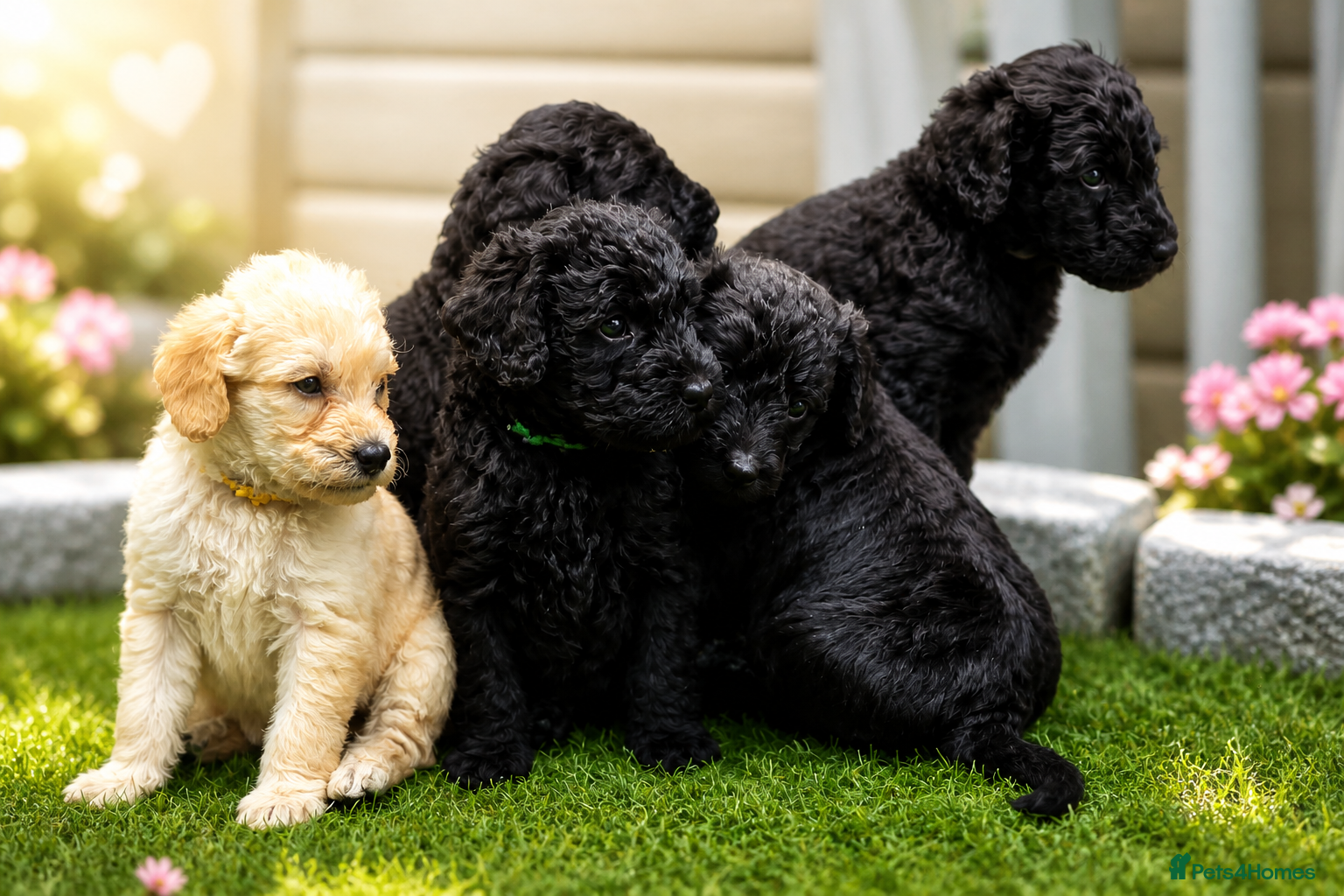 Labradoodle dogs F4 Black Labradoodle Puppy Health tested/ contract - Advert 2