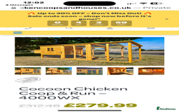 Chickens poultry for sale: Job lot chicken set up including 9 chickens - Image 2