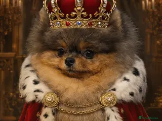 Pomeranian dogs THE BEST QUALITY MERLE TEDDY FACED POM STUD - Advert 10