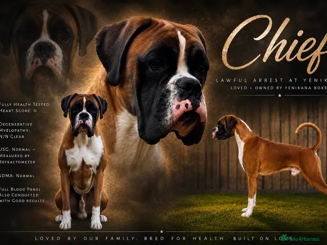 Boxer dogs KC Reg & Fully Health Tested Flashy Male For Stud - Advert 1