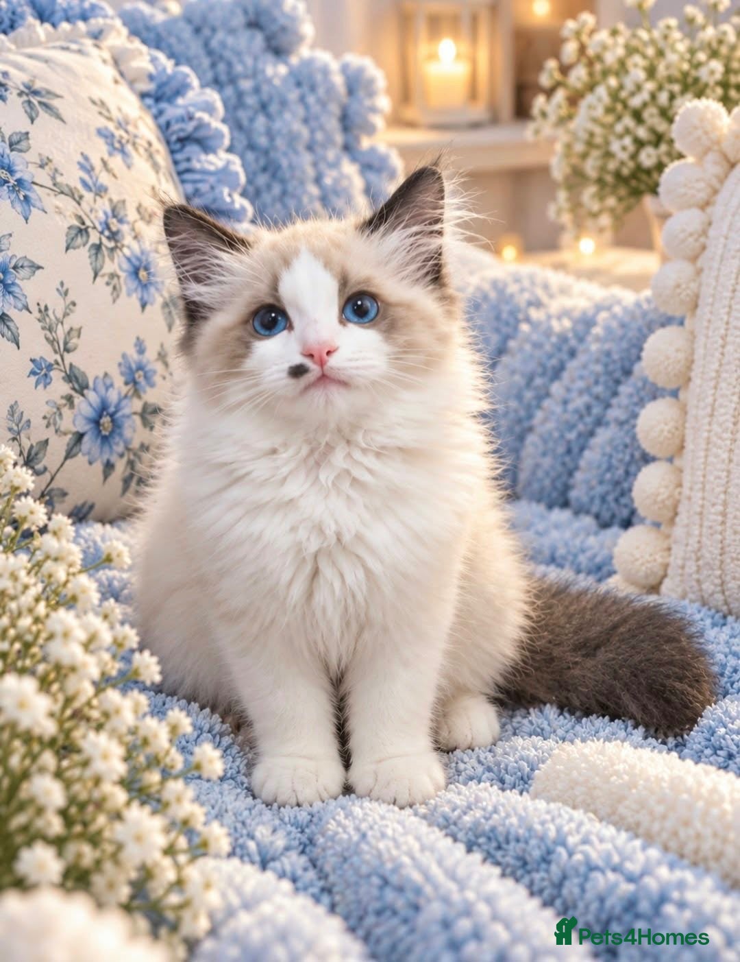 Ragdoll cats for sale: Last gorgeous ragdoll boy 💙 - Advert 8