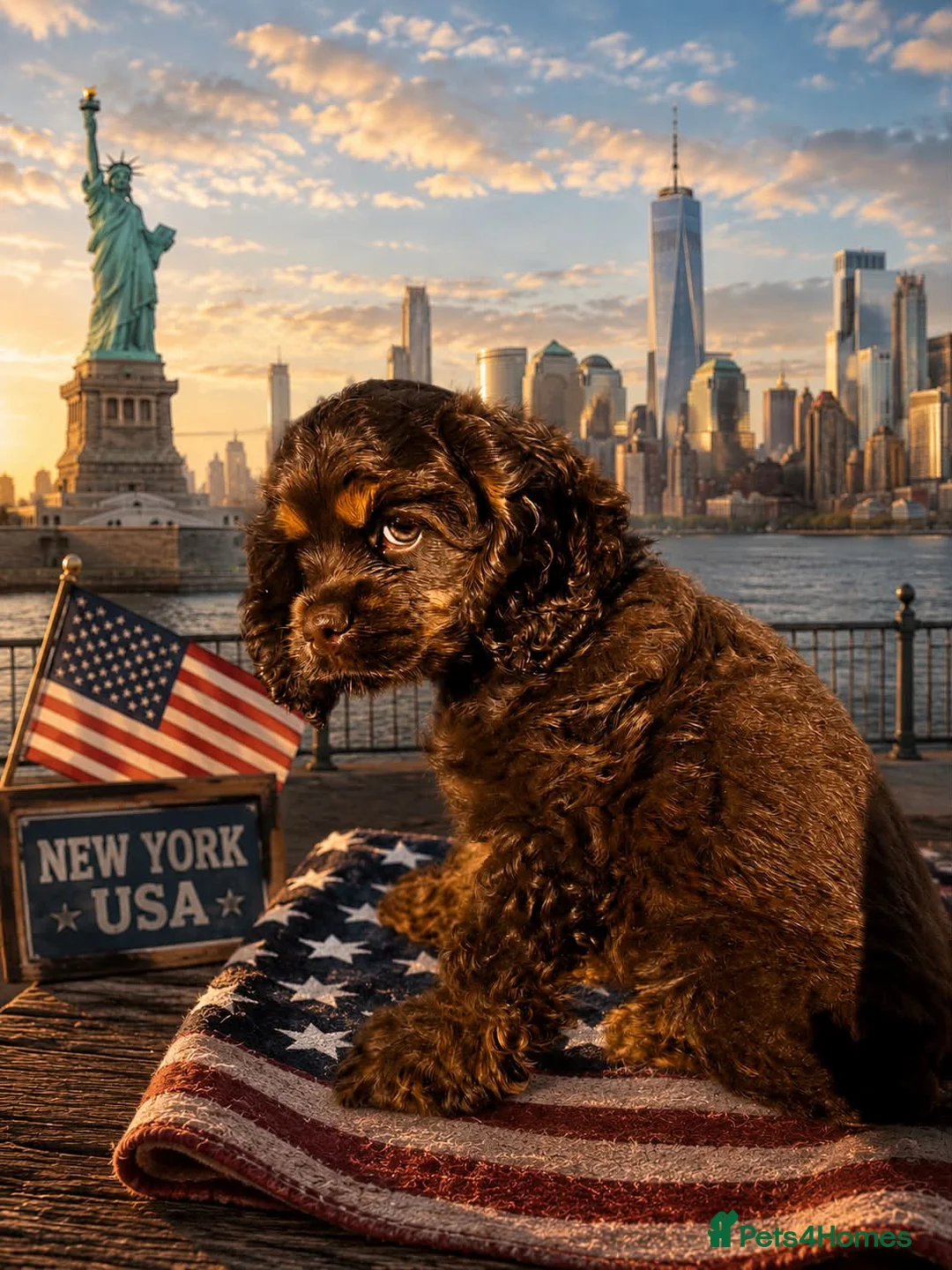 American Cocker Spaniel dogs for sale: American cocker spaniel chocolate girl puppy  - Advert 2