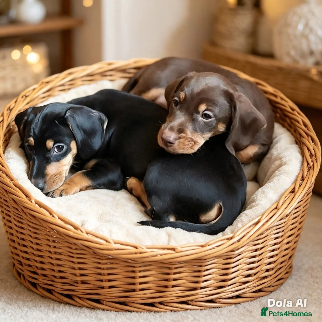 Dachshund dogs for sale: Two male dachshund puppies  in Langport - Advert 2