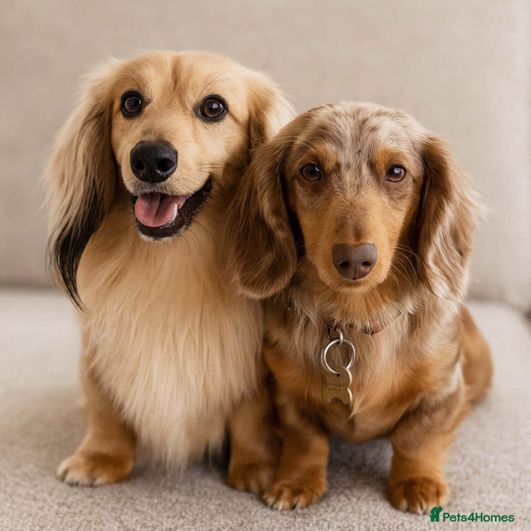 Miniature Dachshund dogs for sale: Long haired minature dachshunds pups  - Image 5