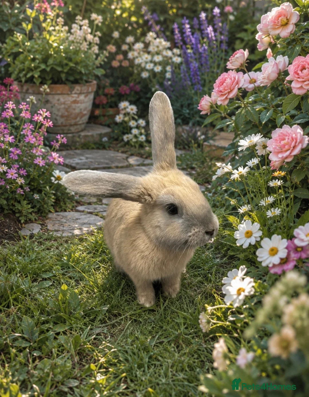 Mixed Breed rabbits for sale: Beautiful Friendly Female -Sandy/Fawn Coloured - Advert 1