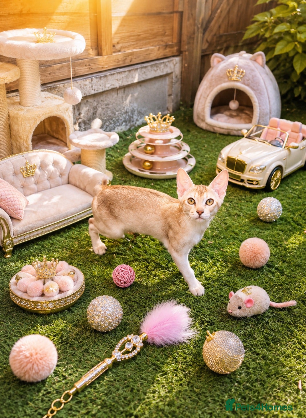 Abyssinian cats     Fu (福) 🏆✨ CHAMPION Silver Cinnamon Abyssinian - Advert 2